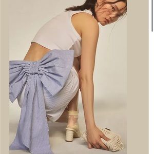 ✨ Pernille Rosenkilde Poplin High-Low Skirt✨